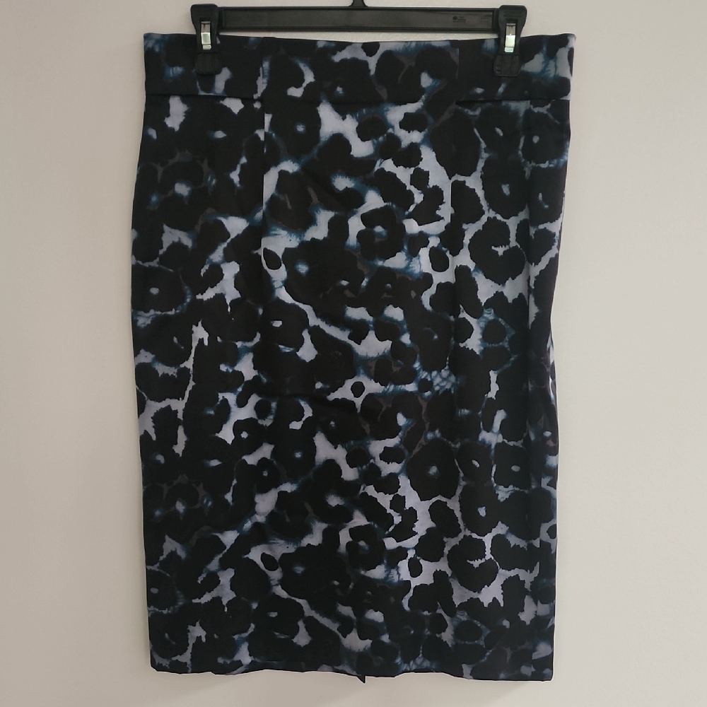 Ann Taylor Silk Leopard Print Skirt